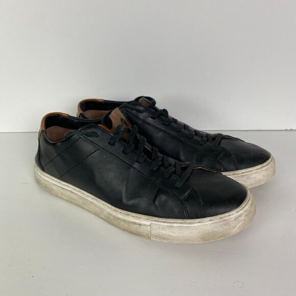 BYLT Everyday Shoes Men's 11 Black Leather Lace Up Sneakers Casual BYLT Premium - Picture 3 of 16